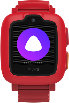 Часы-телефон ELARI детские KidPhone 3G с Алисой и GPS, красные