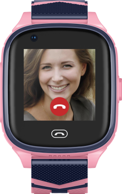 Часы-телефон JET Kid Vision 4G детские, розовые